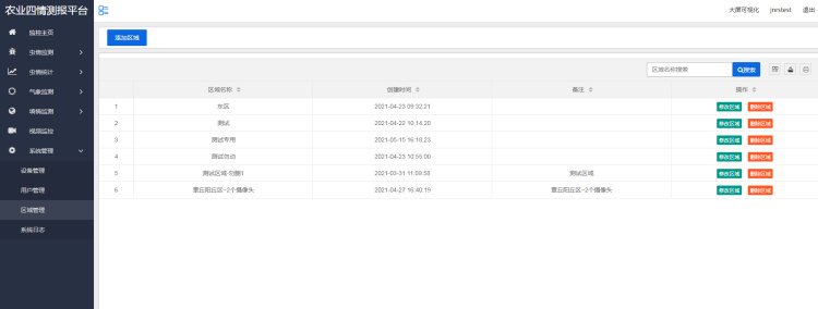 农业四情监测预警管理系统 农业四情监测预警管理系统